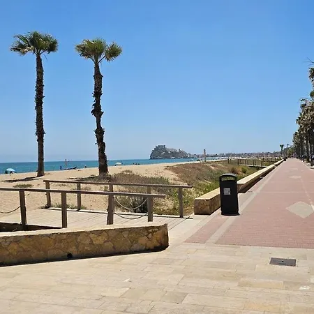At La Font A 50m De La Playa Y Paseo Papa Luna Apartamento